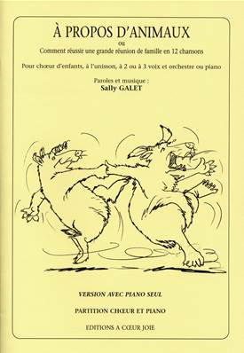 À propos d'animaux- Choeur et piano