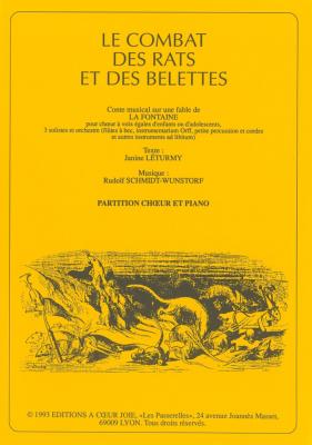 Le combat des rats et des belettes- Choeur et piano