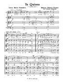 Te quiero - Favero/Cangiano - SATB