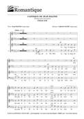 Cantique de Jean Racine- Choeur SATB