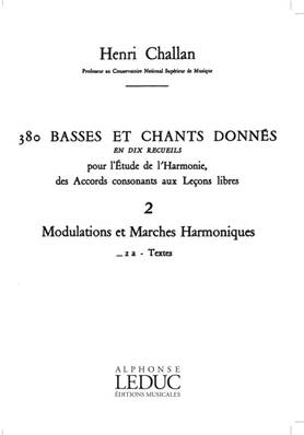 380 Basses et Chants Donnés Vol. 2A