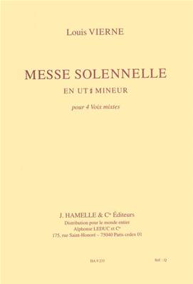 Messe Solennelle en Ut mineur Opus 16 - choeur seul